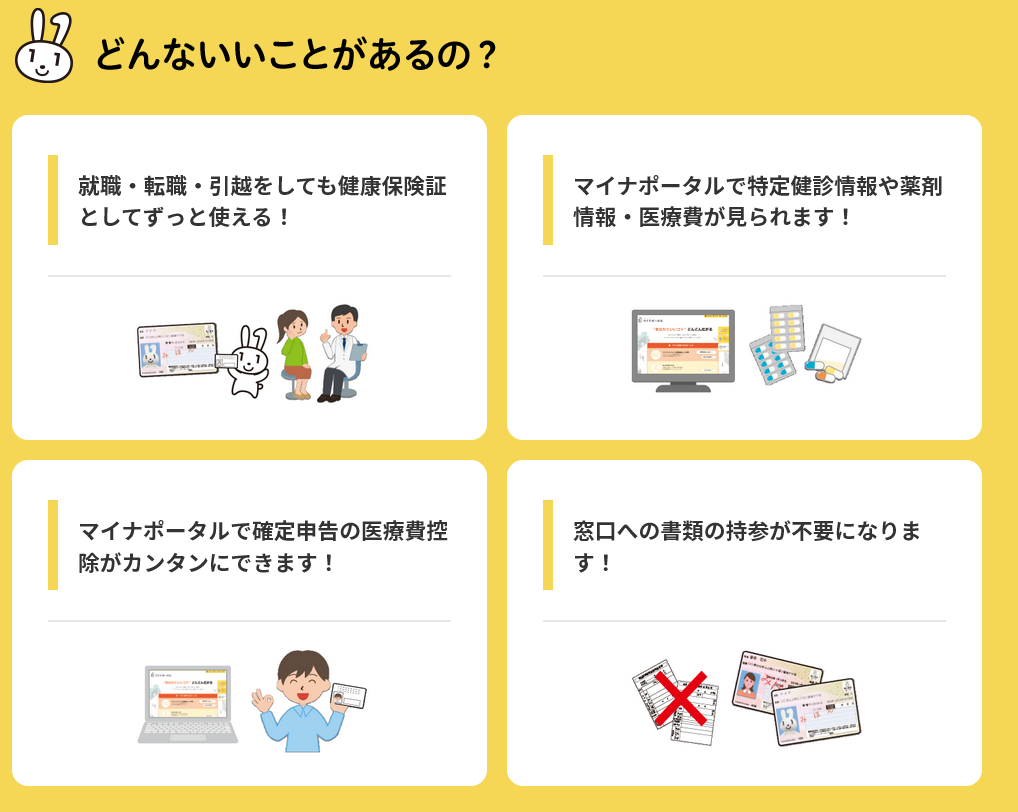 マイナンバーカードの保険証利用